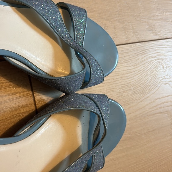 Vintage Y2K Impo sparkly light blue heels - Picture 8 of 8